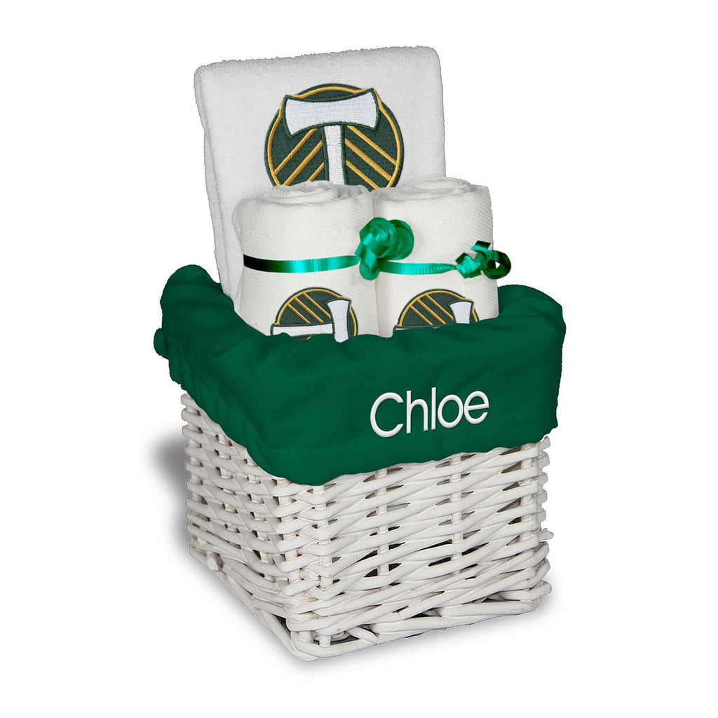 Personalized Portland Timbers Small Basket - 4 Items - Designs by Chad & Jake