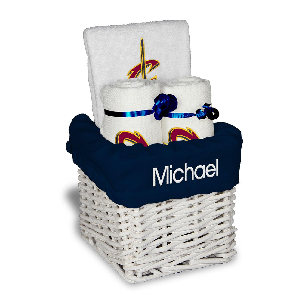 Personalized Cleveland Cavaliers Small Basket - 4 Items - Designs by Chad & Jake