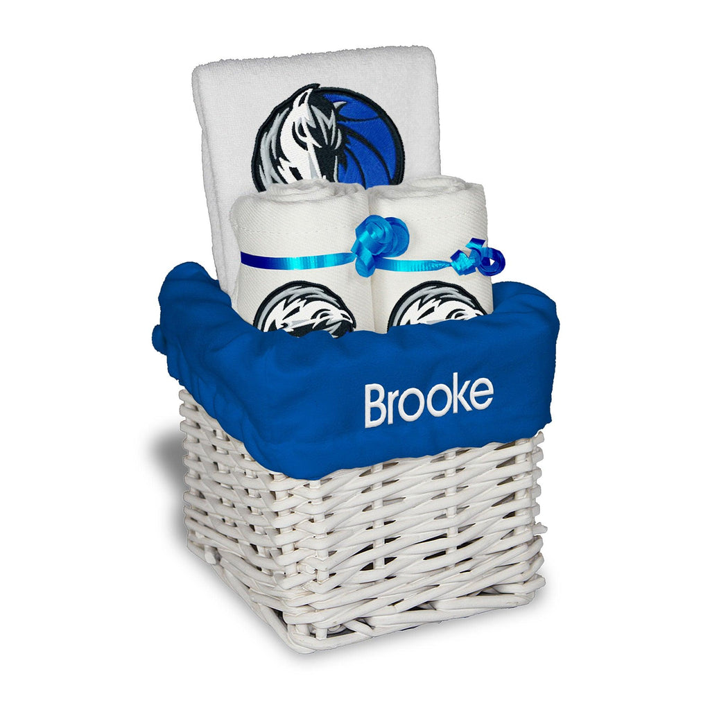 Personalized Dallas Mavericks Small Basket - 4 Items - Designs by Chad & Jake