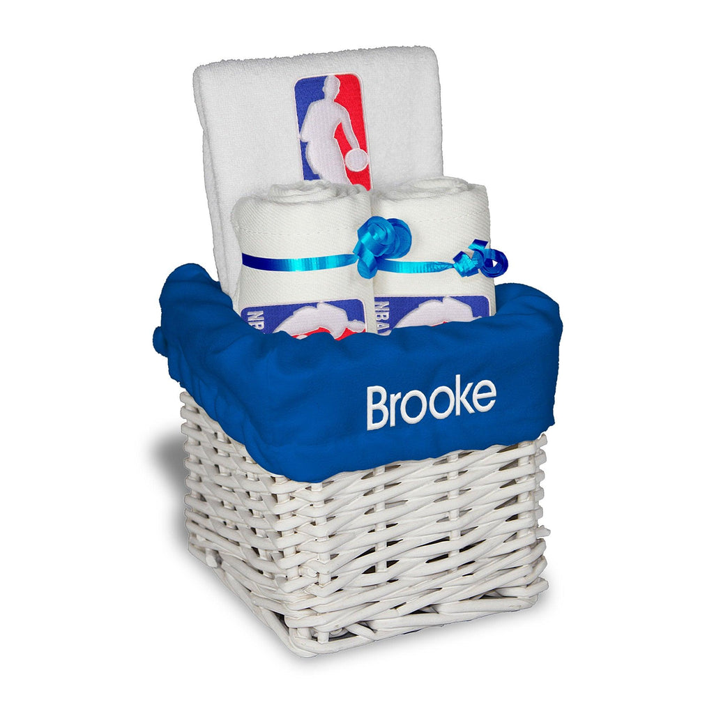 Personalized NBA Logoman Small Basket - 4 Items - Designs by Chad & Jake