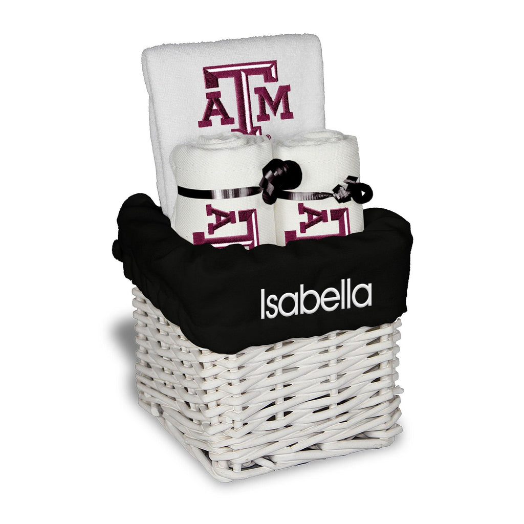 Personalized Texas A&M Aggies Small Basket - 4 Items - Designs by Chad & Jake