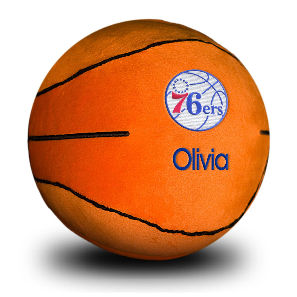 Personalized Philadelphia 76ers Plush Basketball - Designs by Chad & Jake