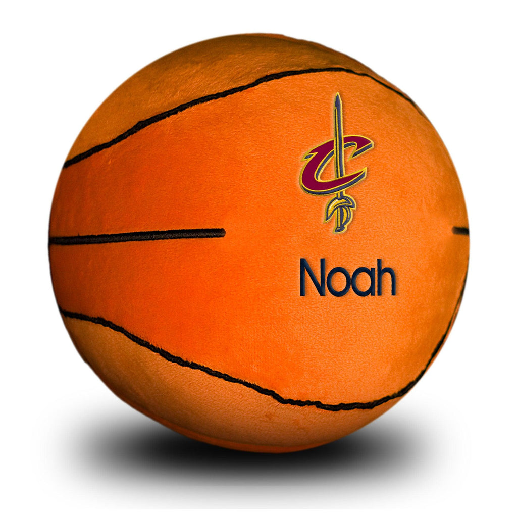 Personalized Cleveland Cavaliers Plush Basketball - Designs by Chad & Jake