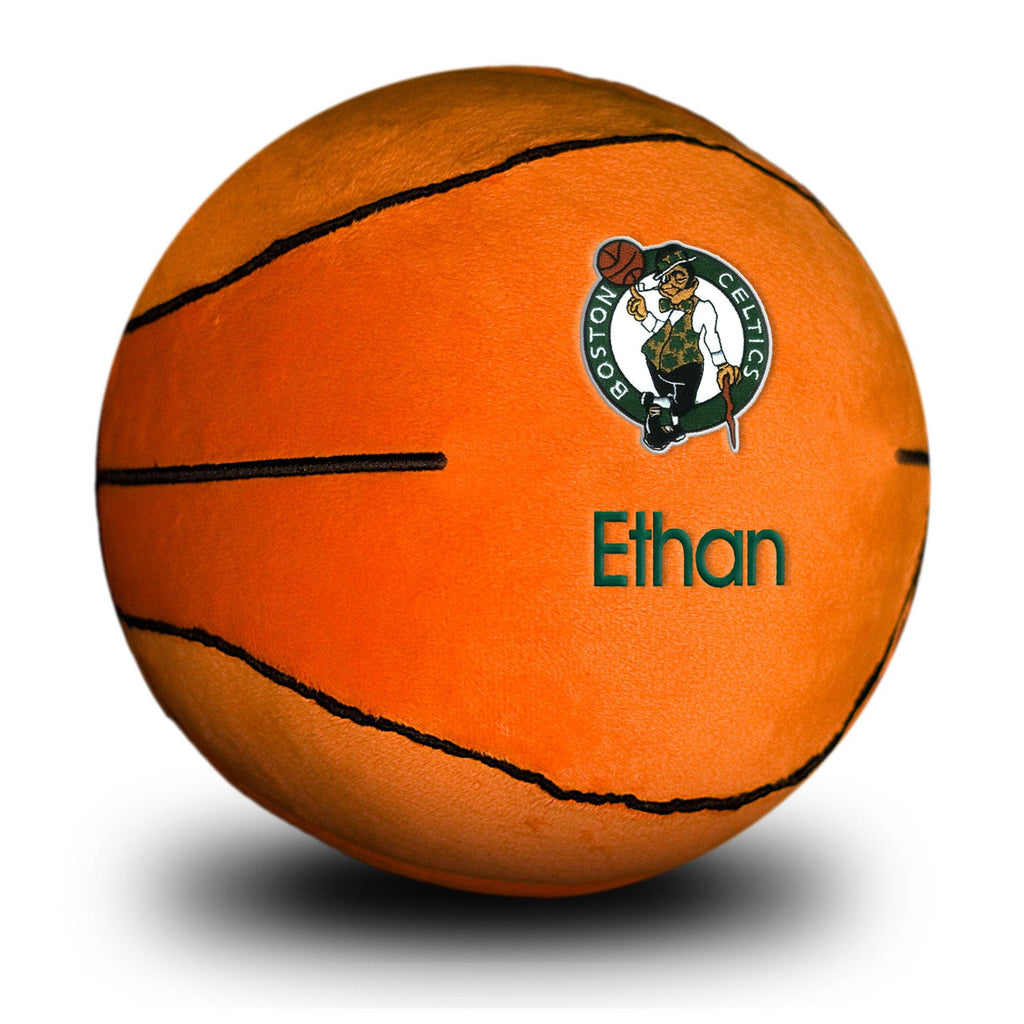 Personalized Boston Celtics Plush Basketball - Designs by Chad & Jake