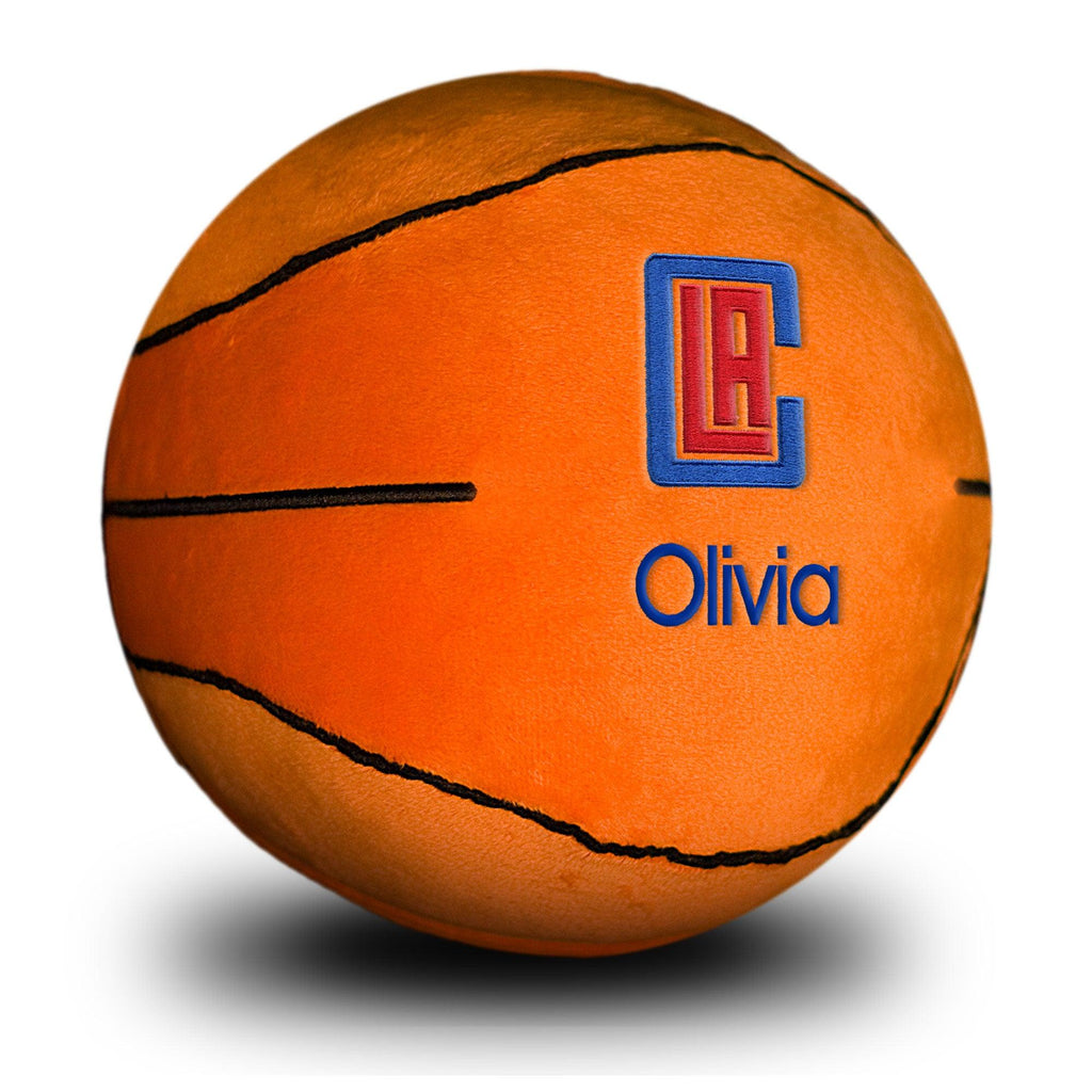 Personalized Los Angeles Clippers Plush Basketball - Designs by Chad & Jake
