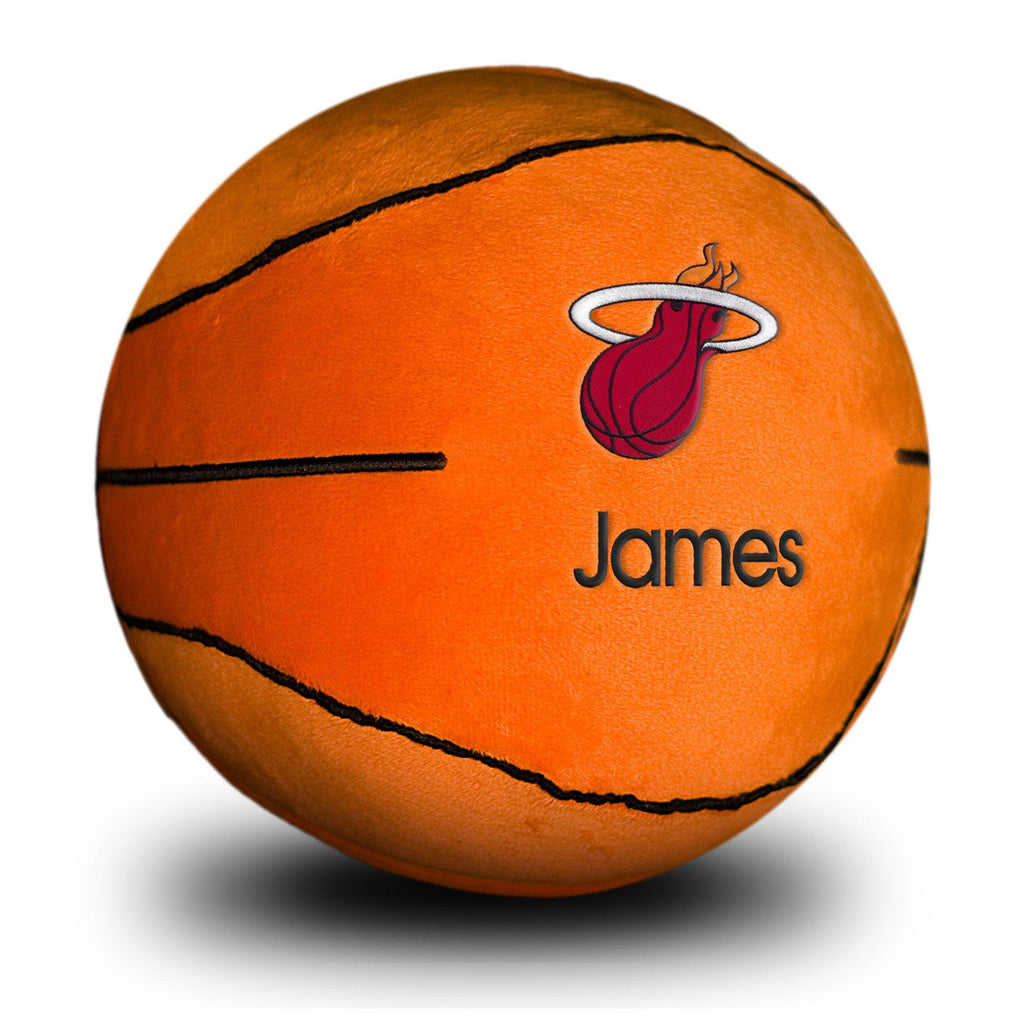 Personalized Miami Heat Plush Basketball - Designs by Chad & Jake