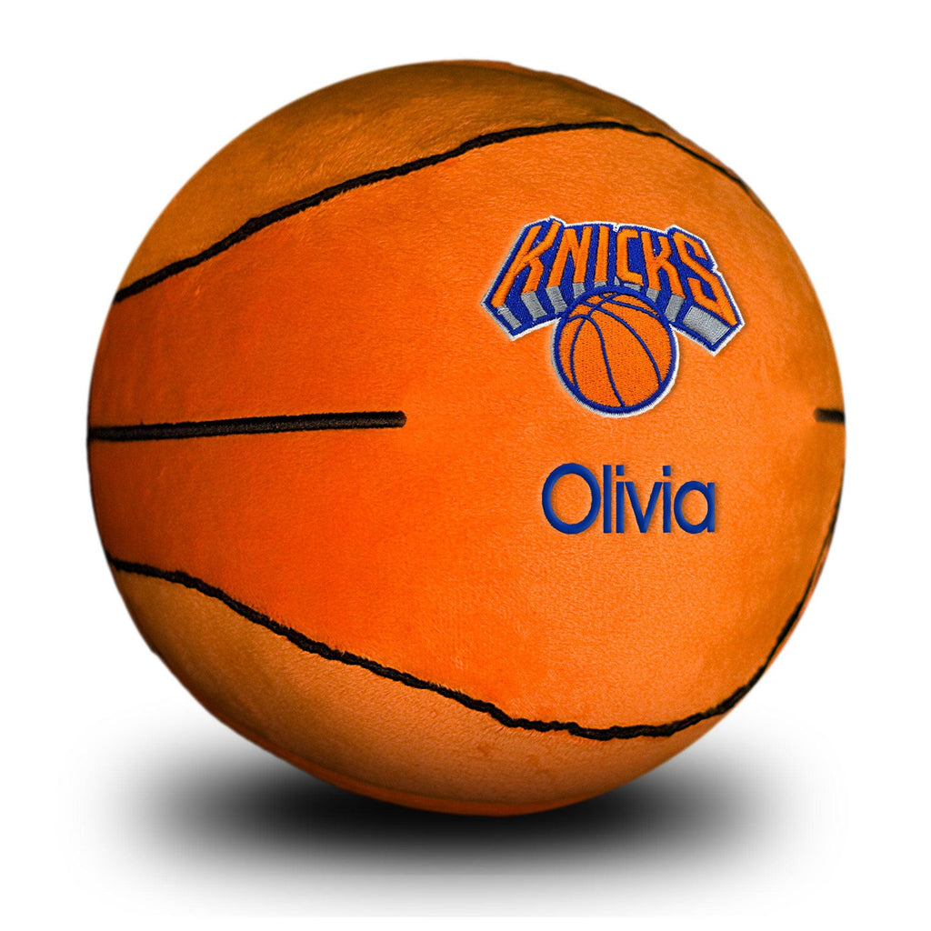 Personalized New York Knicks Plush Basketball - Designs by Chad & Jake