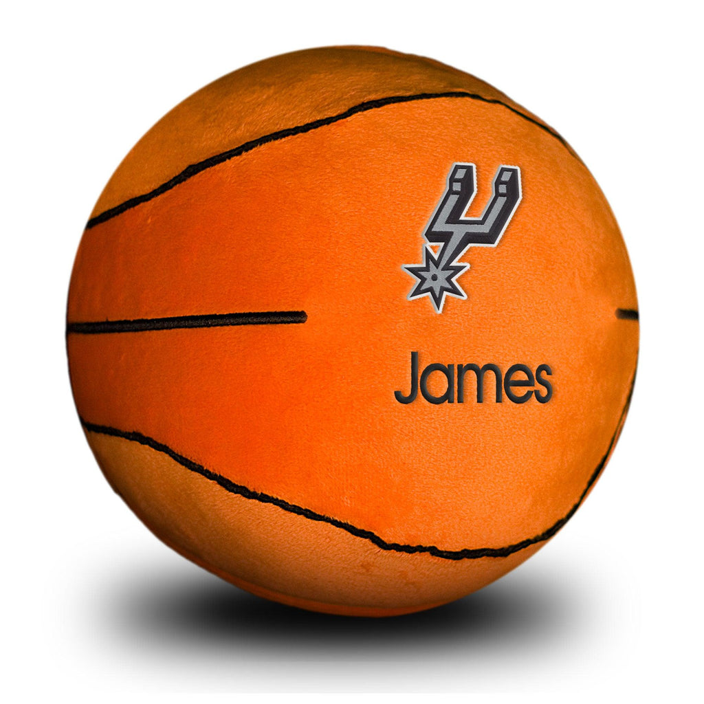 Personalized San Antonio Spurs Plush Basketball - Designs by Chad & Jake