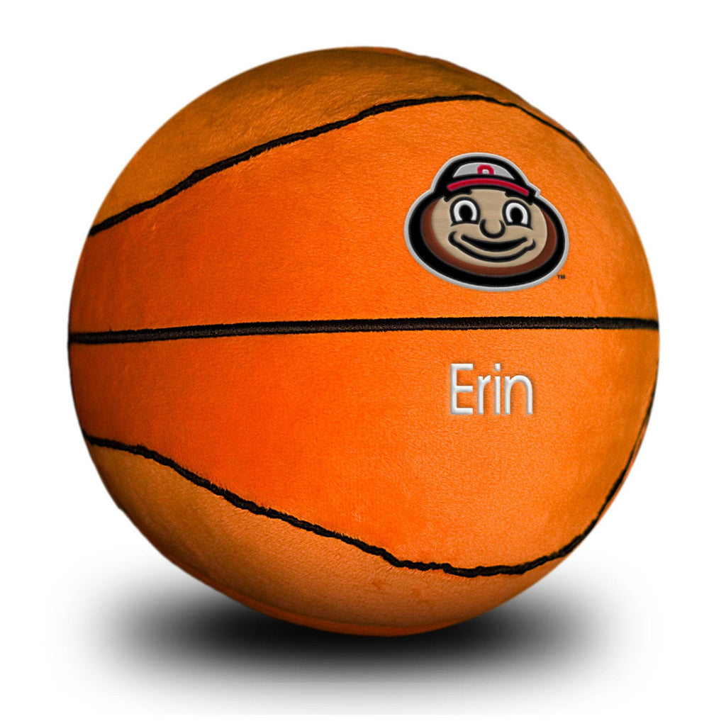 Personalized Ohio State Buckeyes Brutus Plush Basketball - Designs by Chad & Jake
