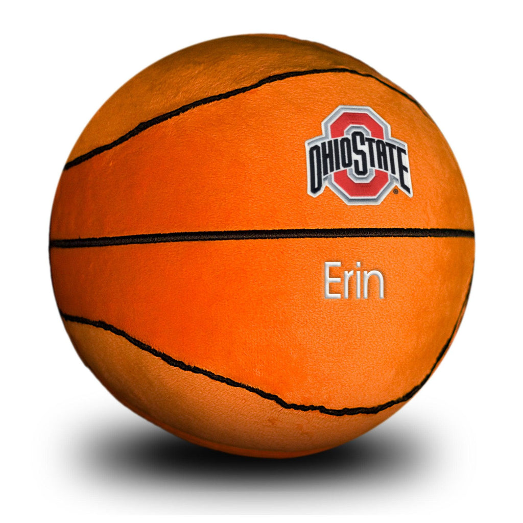 Personalized Ohio State Buckeyes Plush Basketball - Designs by Chad & Jake