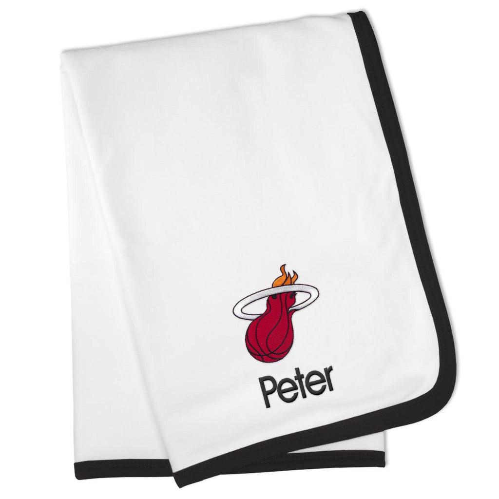 Personalized Miami Heat Blanket - Designs by Chad & Jake