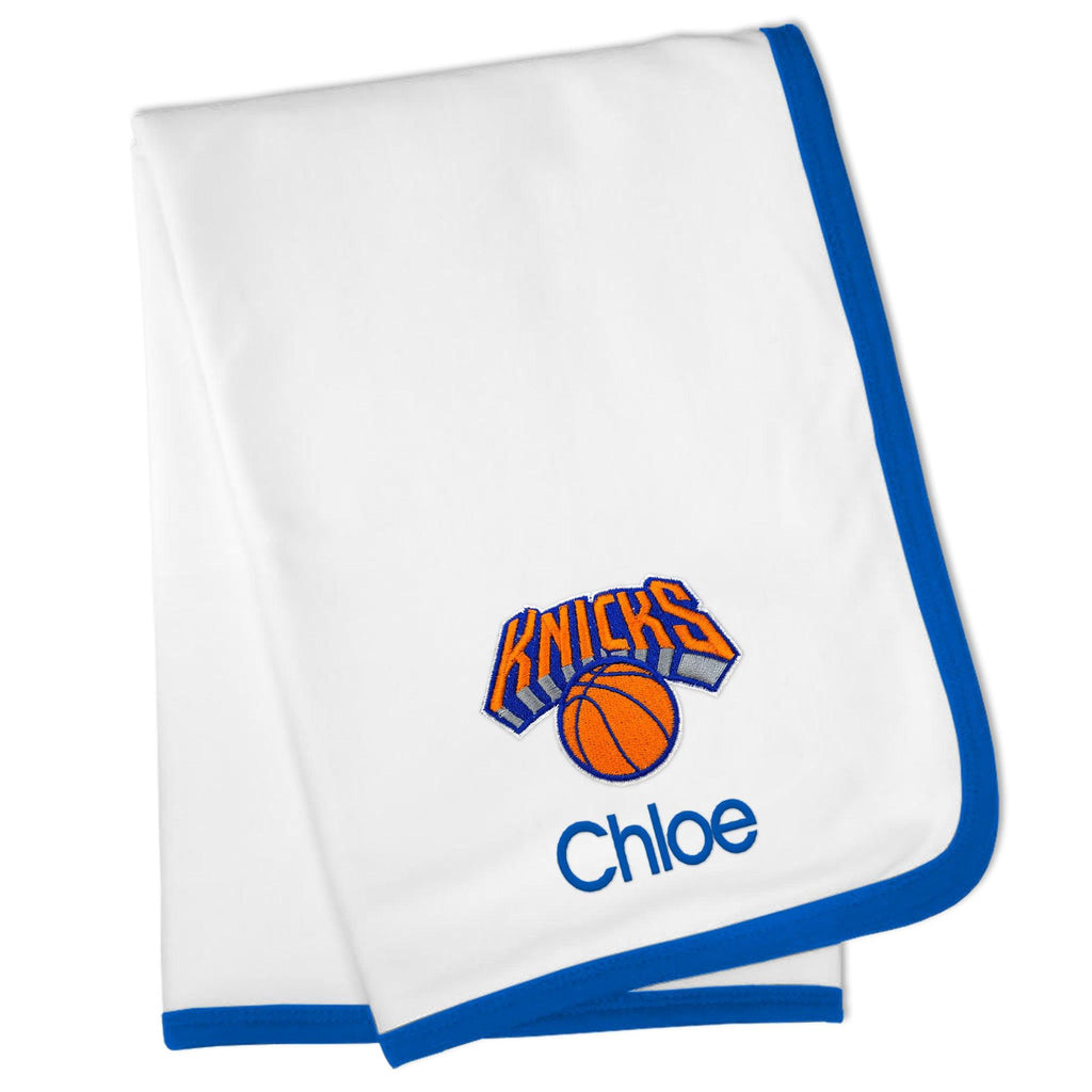 Personalized New York Knicks Blanket - Designs by Chad & Jake