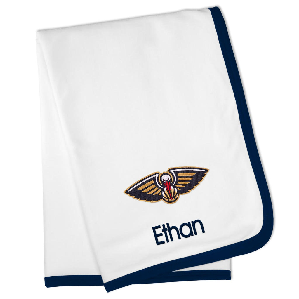 Personalized New Orleans Pelicans Blanket - Designs by Chad & Jake