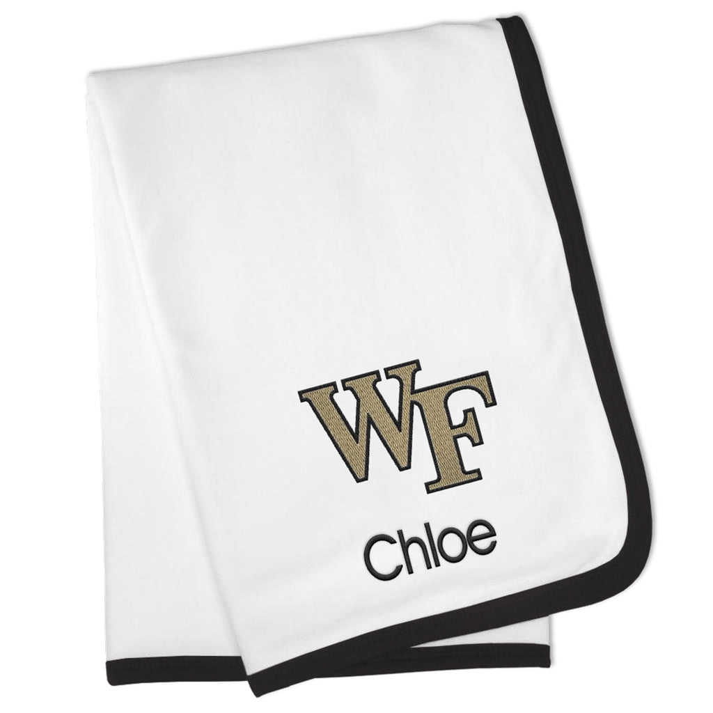 Personalized Wake Forest Demon Deacons Blanket - Designs by Chad & Jake