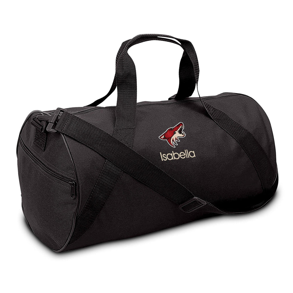Personalized Arizona Coyotes Duffel Bag - Designs by Chad & Jake
