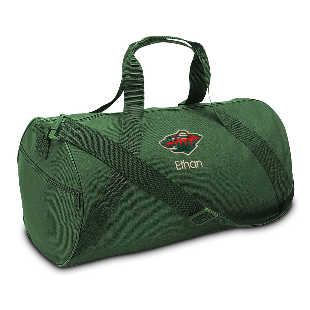 Personalized Minnesota Wild Duffel Bag - Designs by Chad & Jake