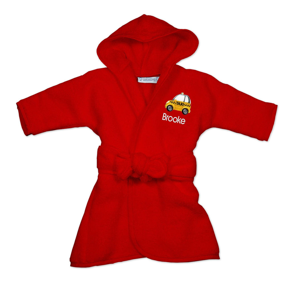 Personalized Taxi Emoji Robe - Designs by Chad & Jake