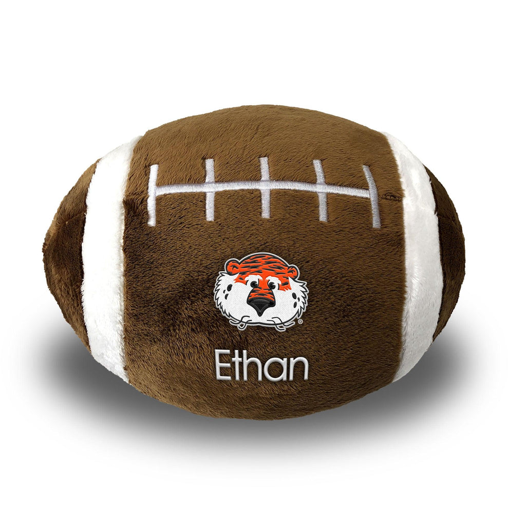 Personalized Auburn Tigers Aubie Plush Football - Designs by Chad & Jake