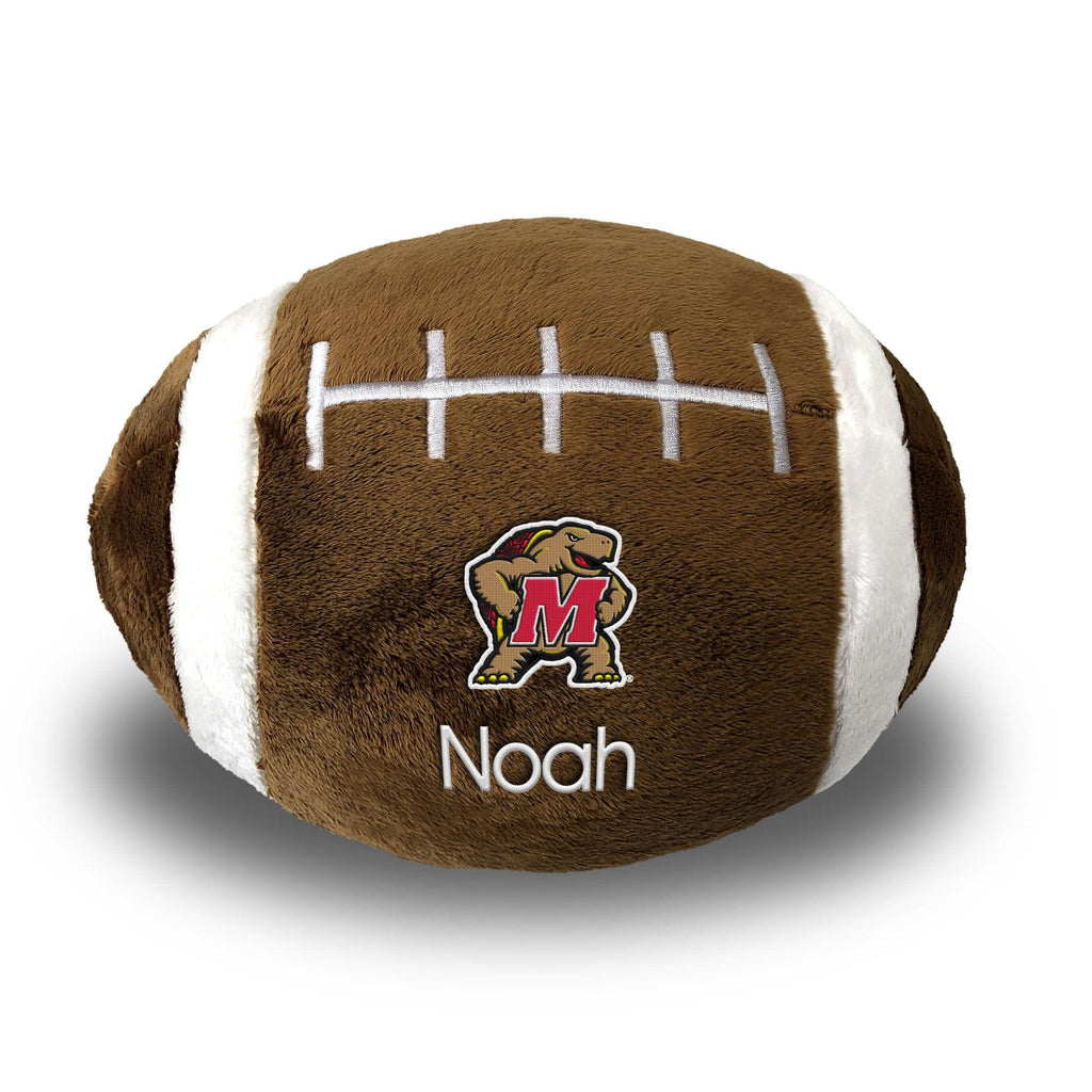 Personalized Maryland Terrapins Plush Football - Designs by Chad & Jake