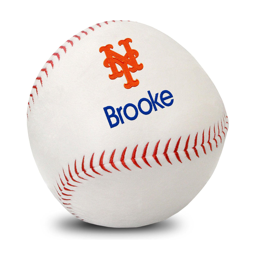 Personalized New York Mets Plush Baseball - Designs by Chad & Jake