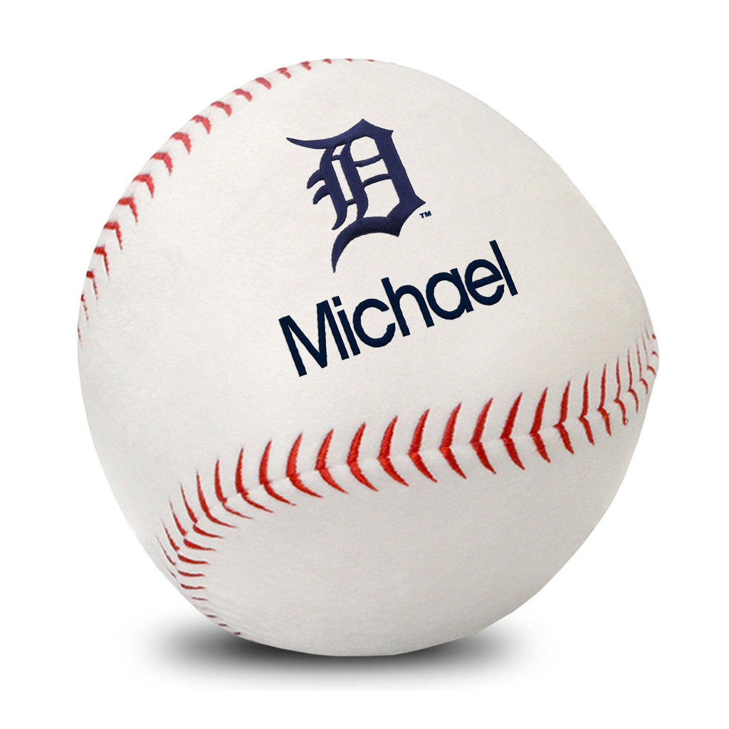 Personalized Detroit Tigers Plush Baseball - Designs by Chad & Jake