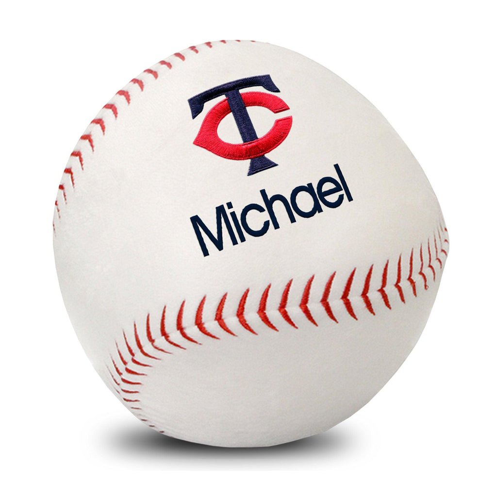 Personalized Minnesota Twins Plush Baseball - Designs by Chad & Jake