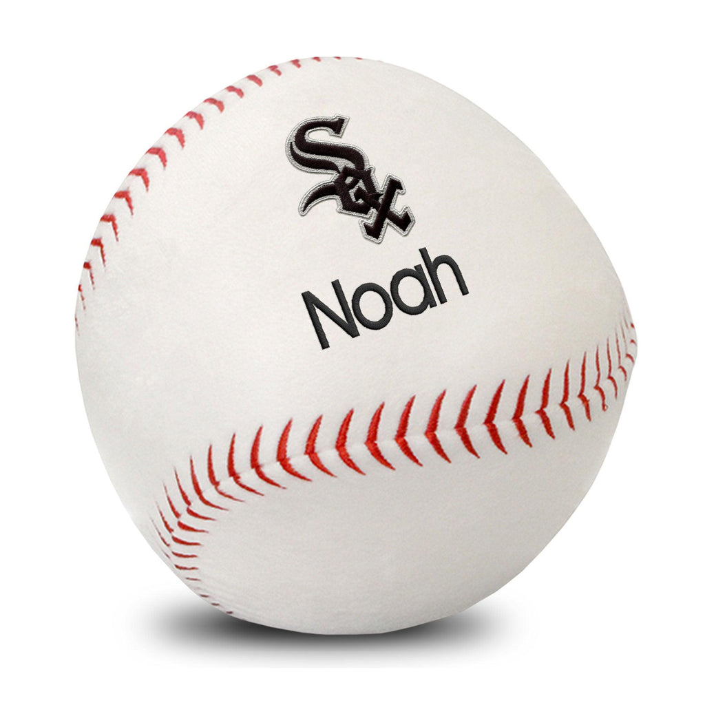 Personalized Chicago White Sox Plush Baseball - Designs by Chad & Jake