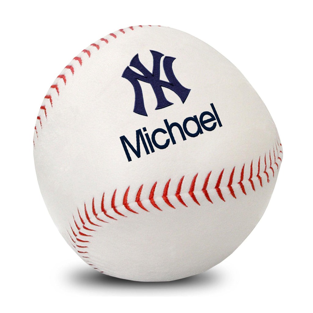 Personalized New York Yankees Plush Baseball - Designs by Chad & Jake