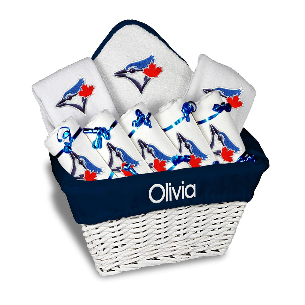 Personalized Toronto Blue Jays Large Basket - 9 Items - Designs by Chad & Jake