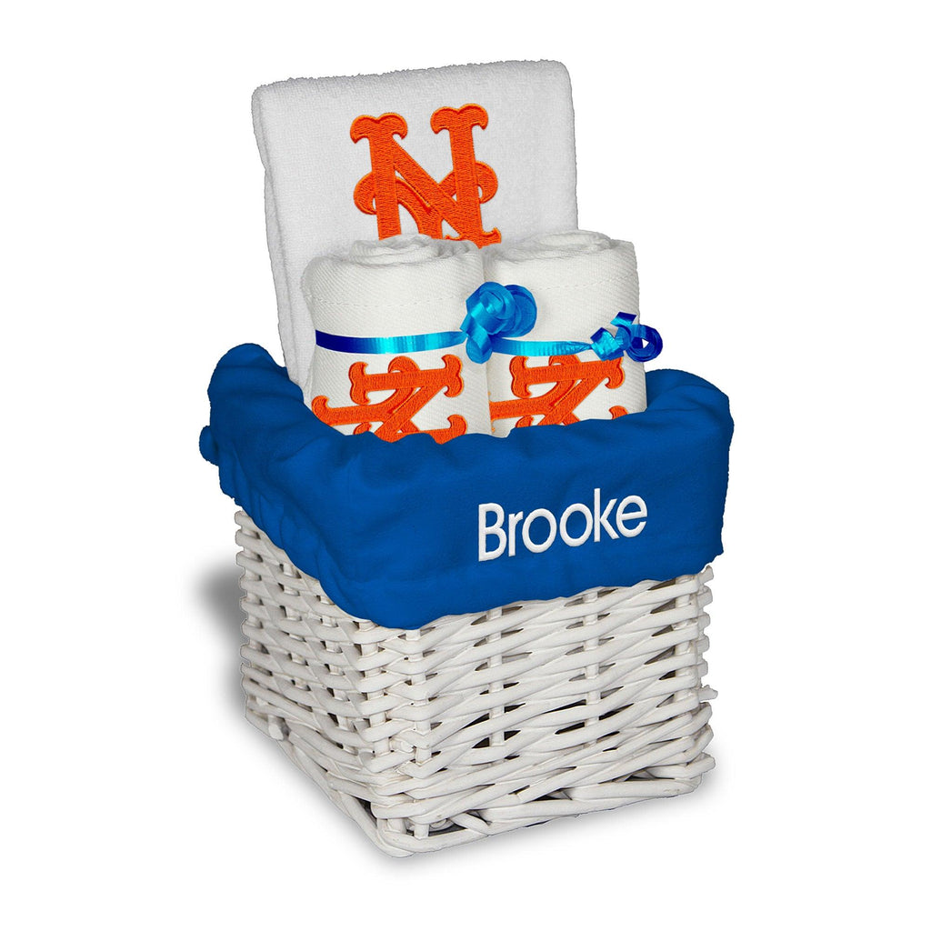Personalized New York Mets Small Basket - 4 Items - Designs by Chad & Jake