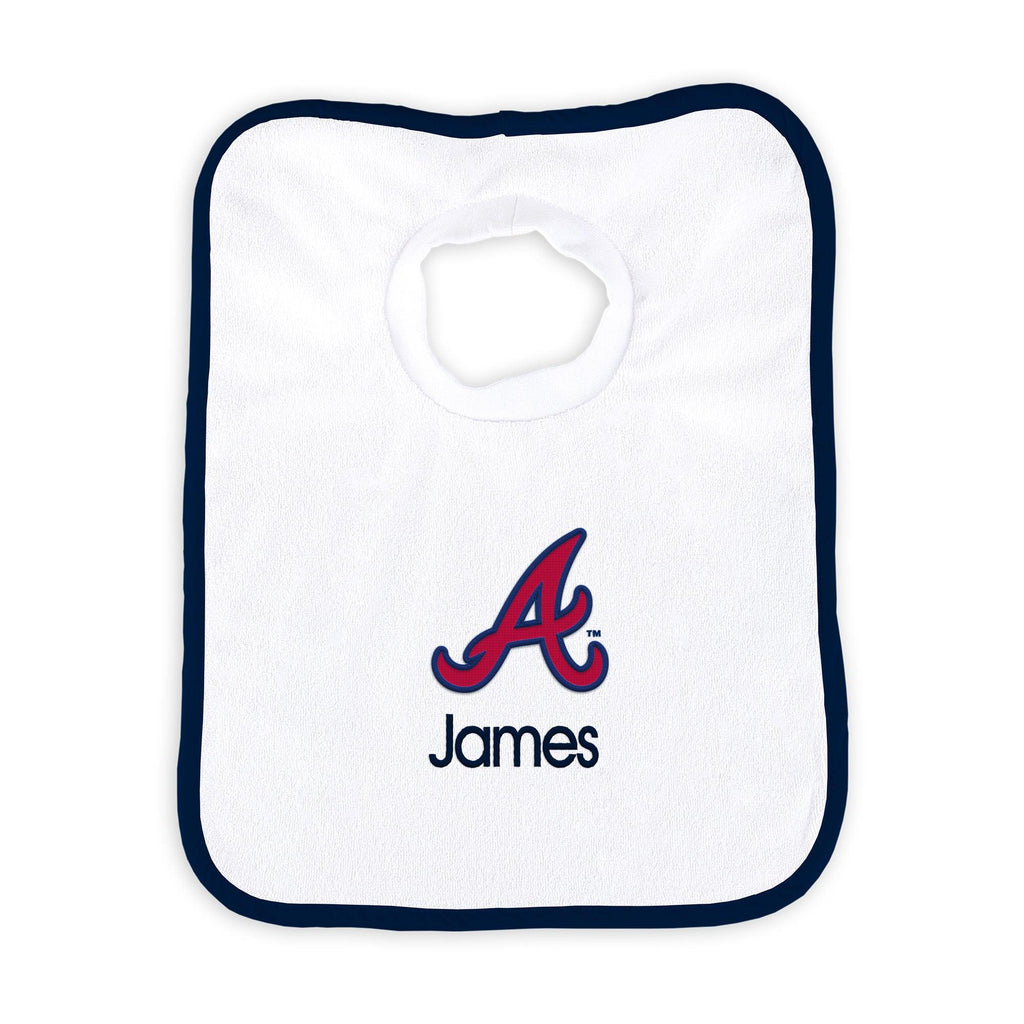 Personalized Atlanta Braves Small Basket - 4 Items - Designs by Chad & Jake