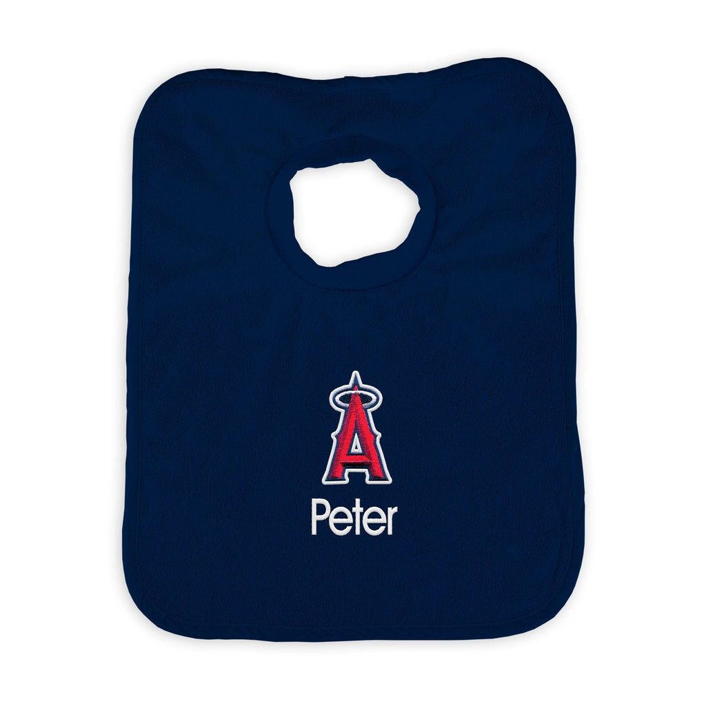 Personalized LA Angels Pullover Bib - Designs by Chad & Jake