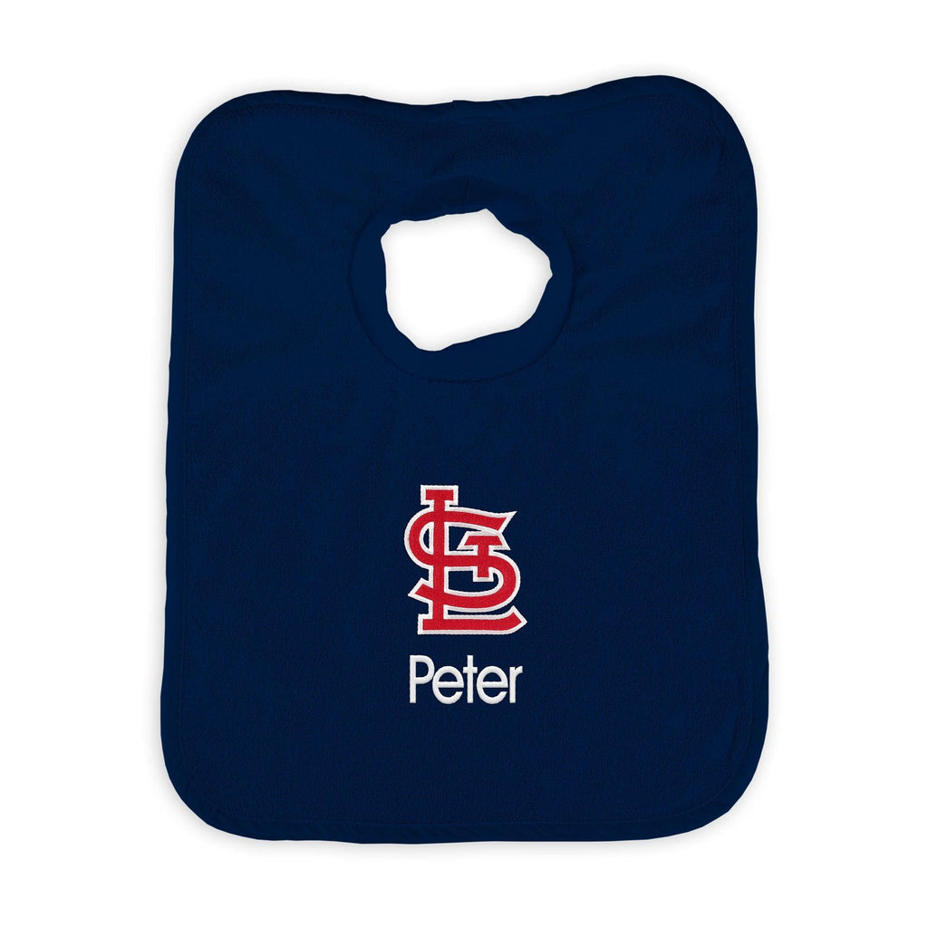 Personalized St. Louis Cardinals Pullover Bib - Designs by Chad & Jake