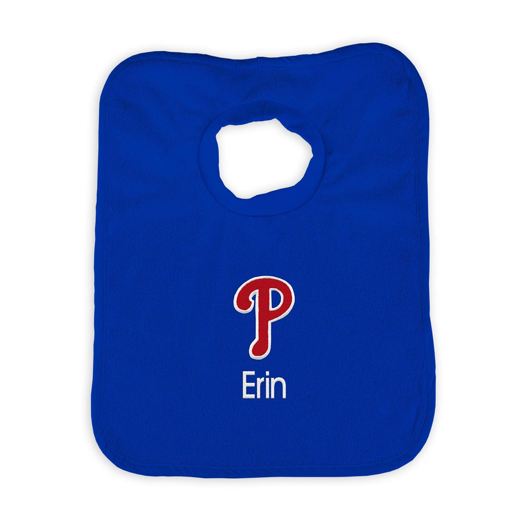 Personalized Philadelphia Phillies Pullover Bib - Designs by Chad & Jake