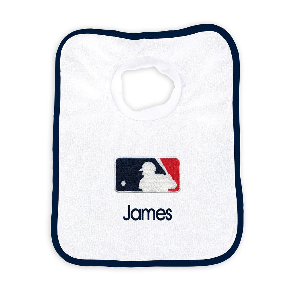 Personalized MLB Batter Baby Pullover Bib - Designs by Chad & Jake