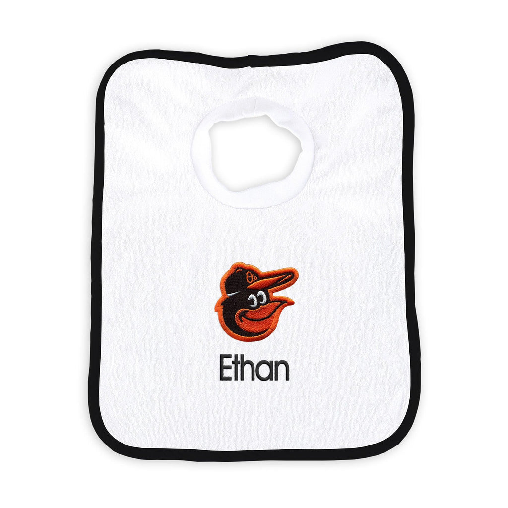 Personalized Baltimore Orioles Pullover Bib - Designs by Chad & Jake