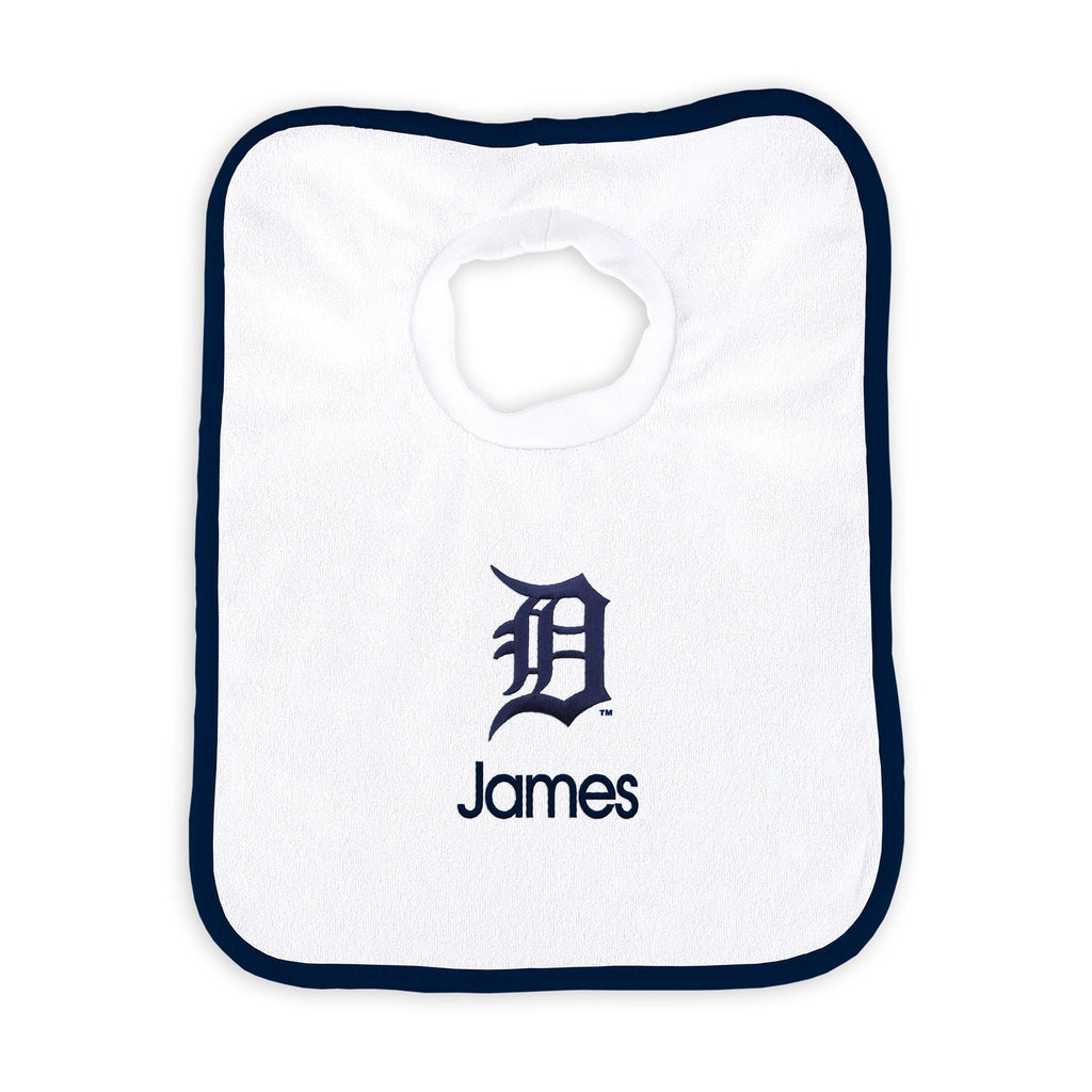 Personalized Detroit Tigers Pullover Bib - Designs by Chad & Jake