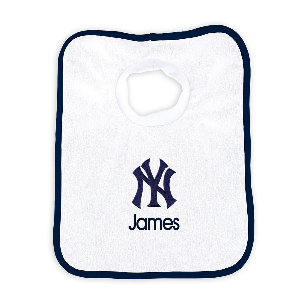 Personalized New York Yankees Large Basket - 9 Items - Designs by Chad & Jake
