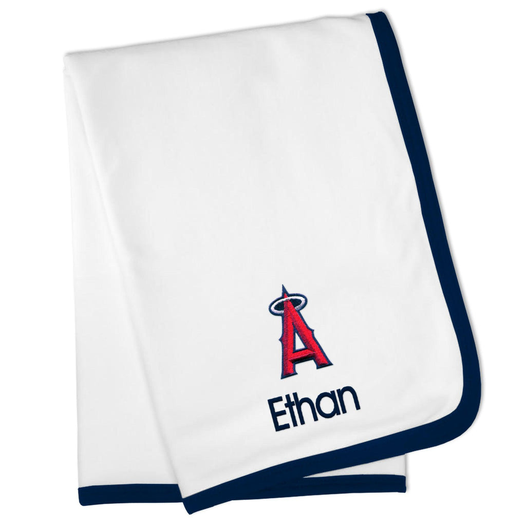 Personalized LA Angels Blanket - Designs by Chad & Jake