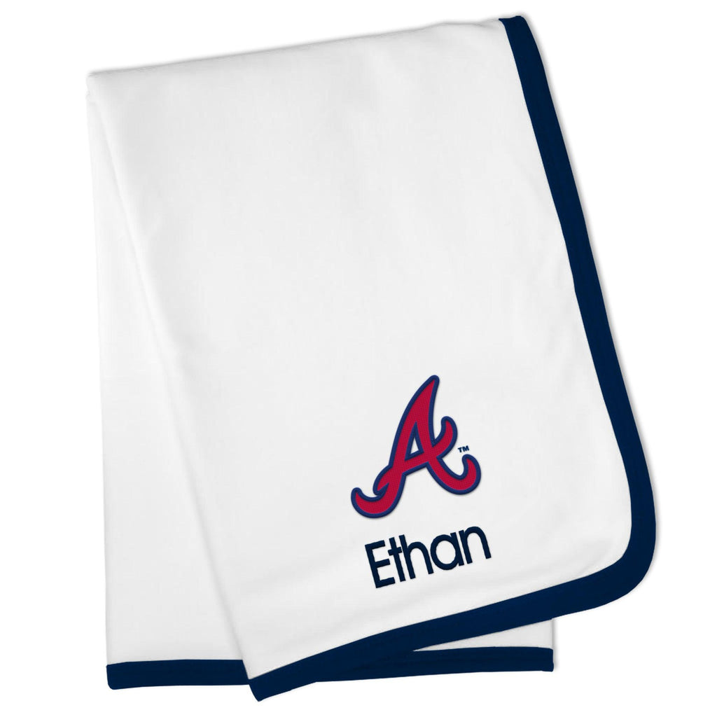 Personalized Atlanta Braves Blanket - Designs by Chad & Jake