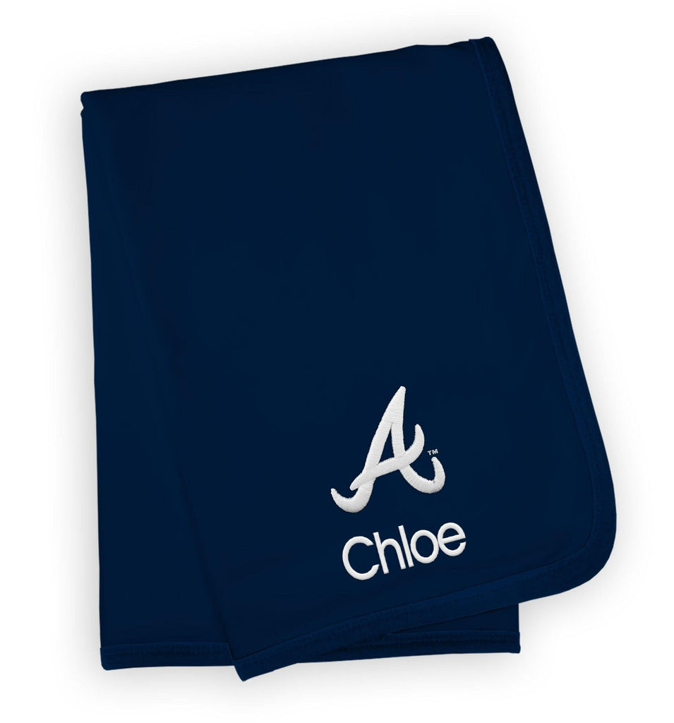 Personalized Atlanta Braves Blanket - Designs by Chad & Jake