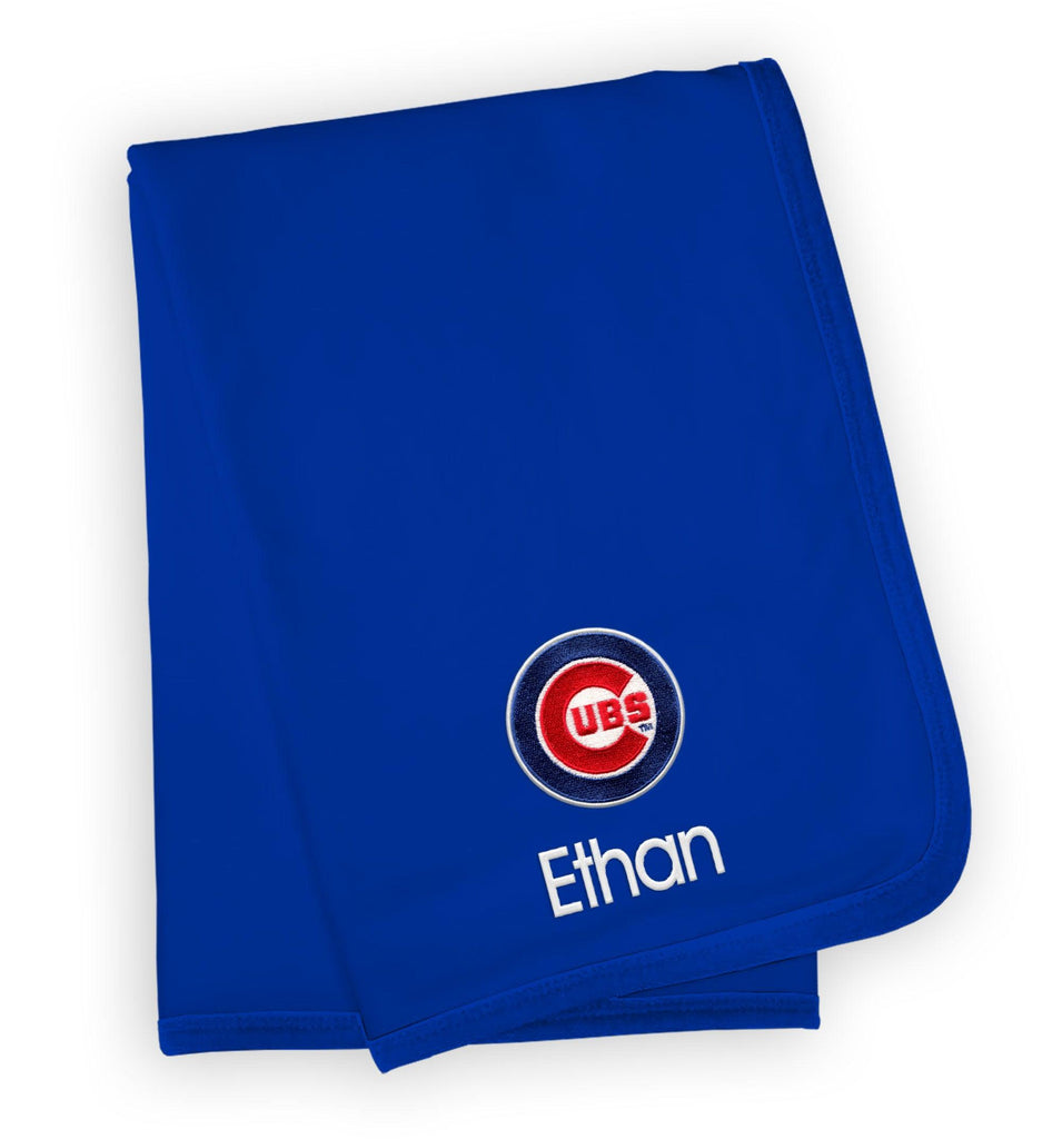 Personalized Chicago Cubs Blanket - Designs by Chad & Jake