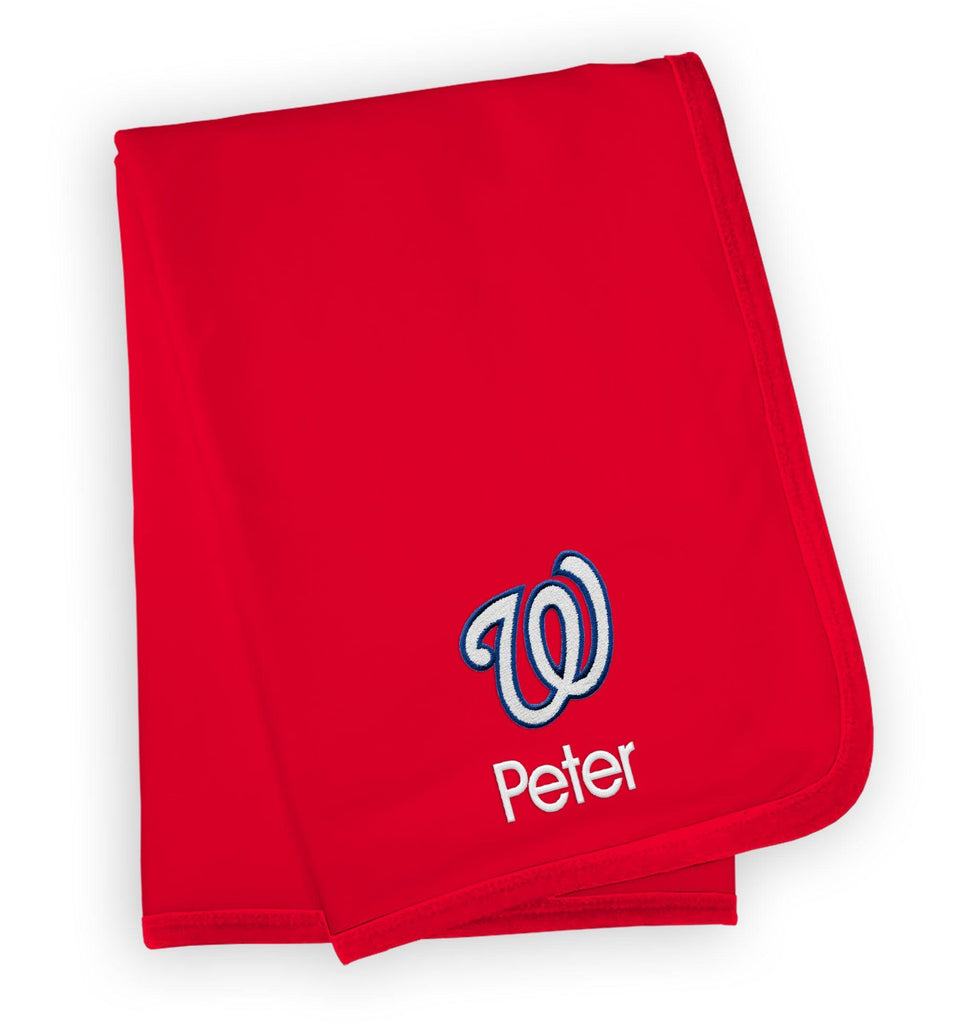 Personalized Washington Nationals Blanket - Designs by Chad & Jake