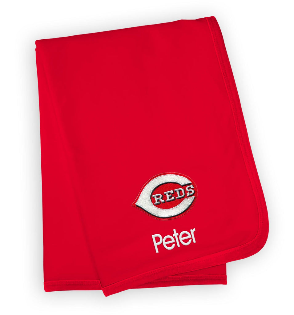 Personalized Cincinnati Reds Blanket - Designs by Chad & Jake