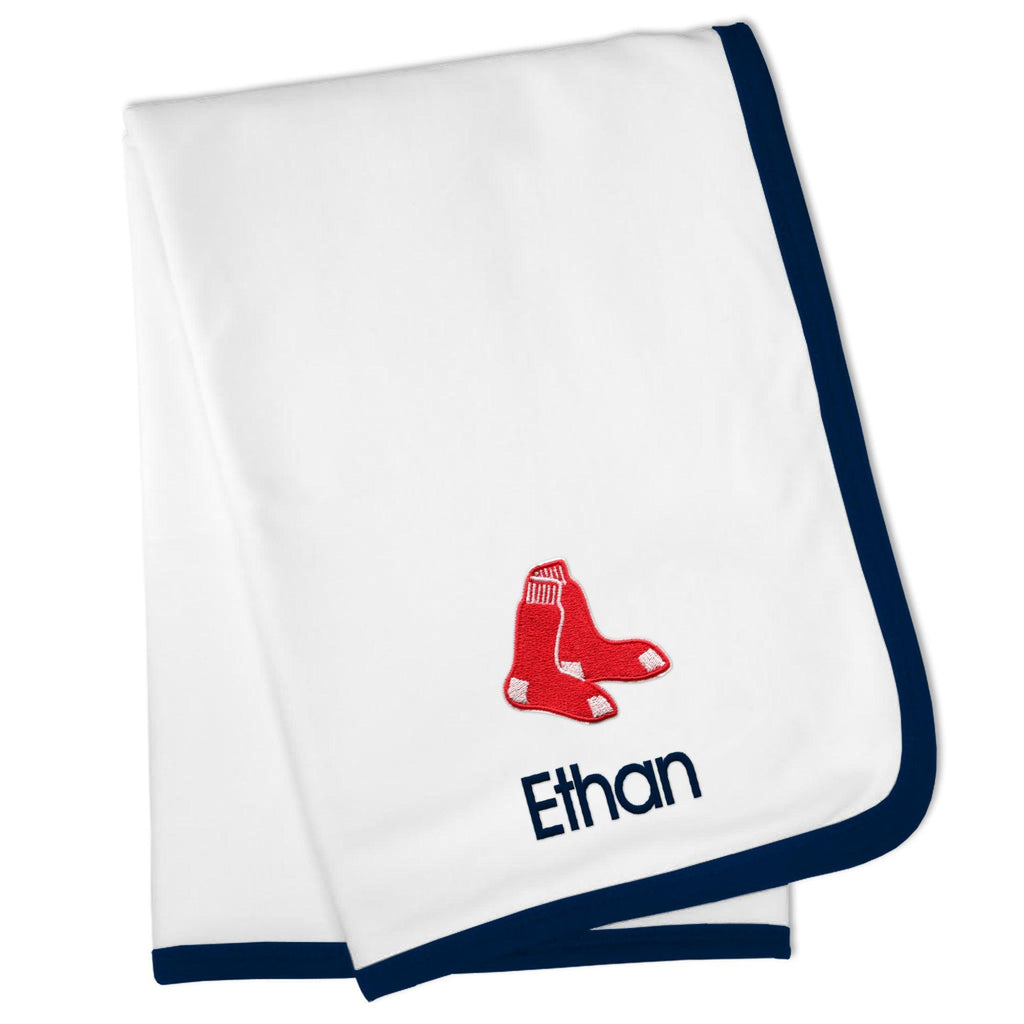 Personalized Boston Red Sox Blanket - Designs by Chad & Jake