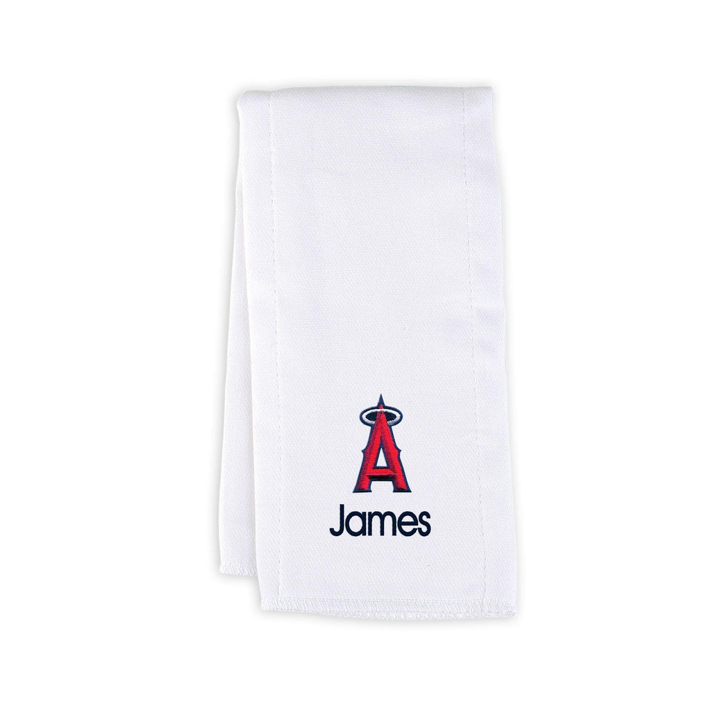 Personalized LA Angels Burp Cloth - Designs by Chad & Jake