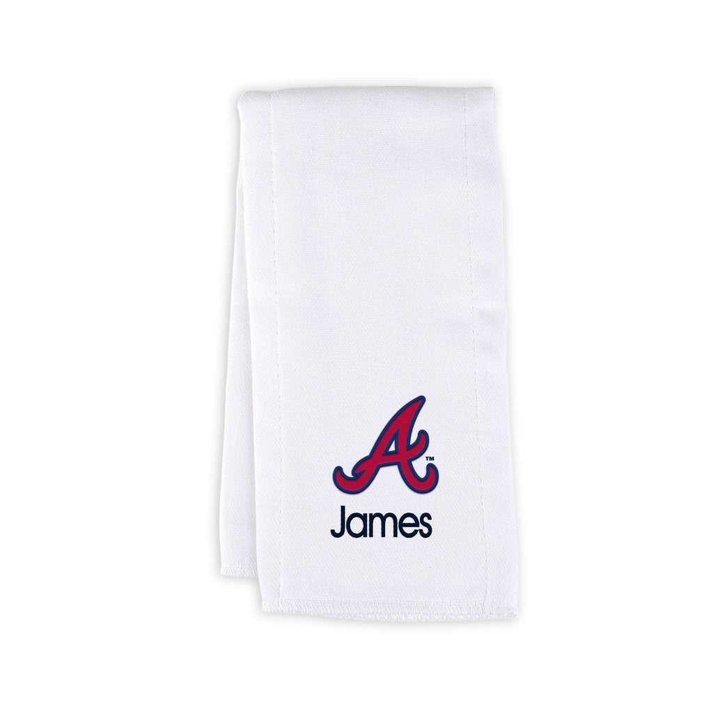 Personalized Atlanta Braves Large Basket - 9 Items - Designs by Chad & Jake