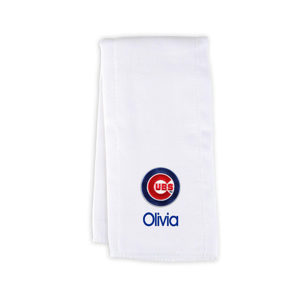 Personalized Chicago Cubs Burp Cloth - Designs by Chad & Jake