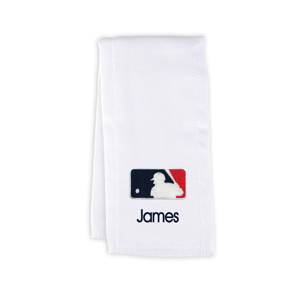 Personalized MLB Batter Burp Cloth - Designs by Chad & Jake