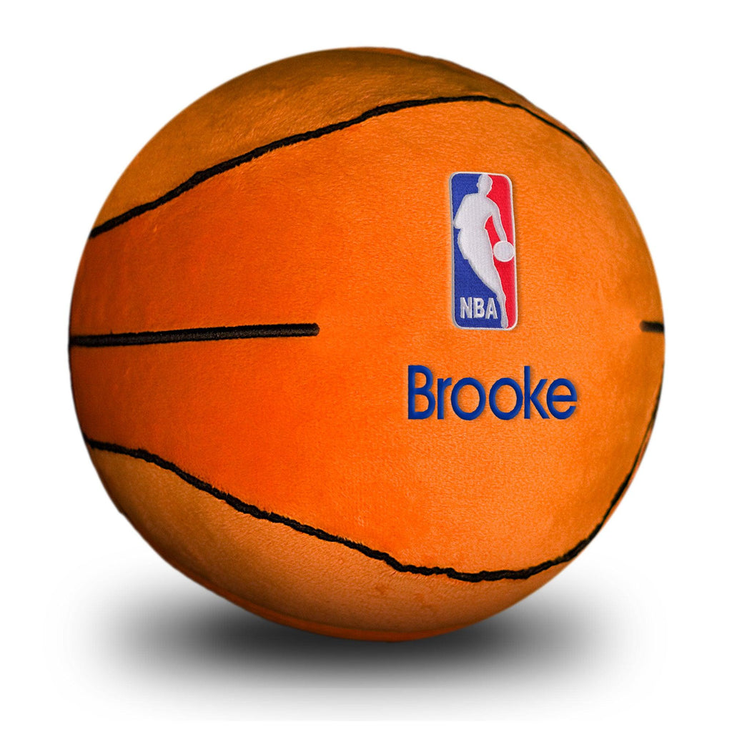 Personalized NBA Logoman Plush Basketball - Designs by Chad & Jake